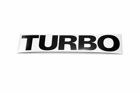 nálepka TURBO
