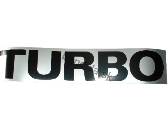 nálepka TURBO