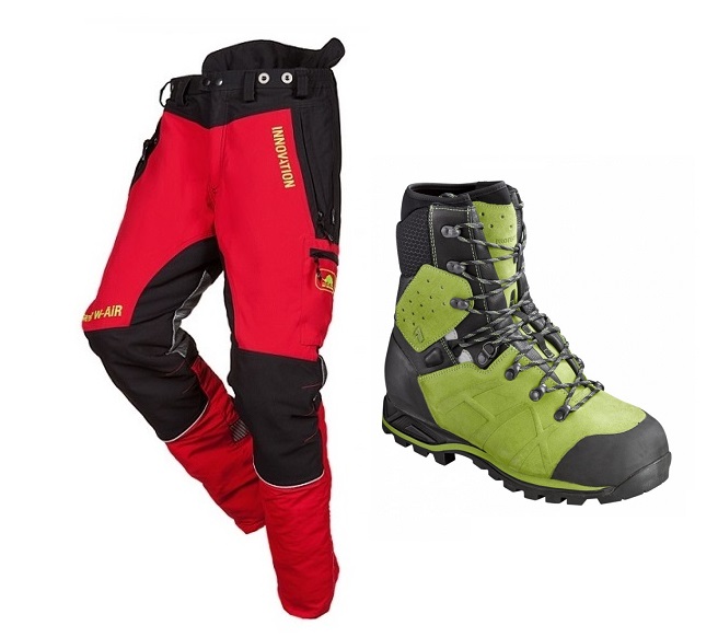 nohavice W-air červ. +  Haix Protector