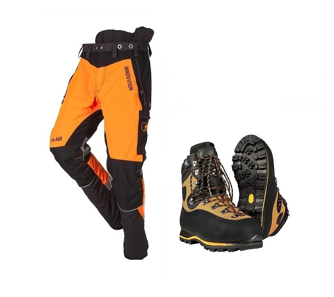 nohavice W-air oranž. +  SIP Protection Grizzly 2
