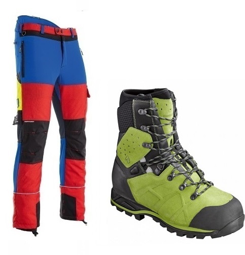 nohavice Profiforest Blue-light +  Haix Protector