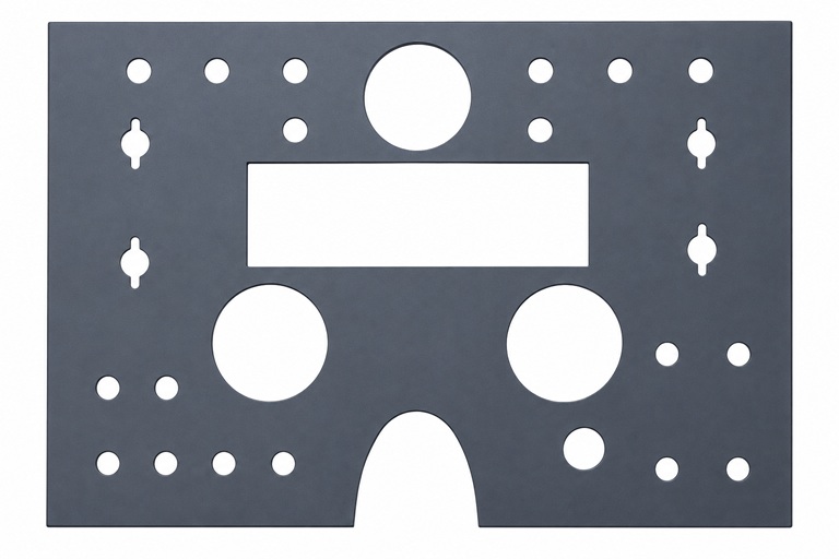 prístrojový panel (pre rádio)