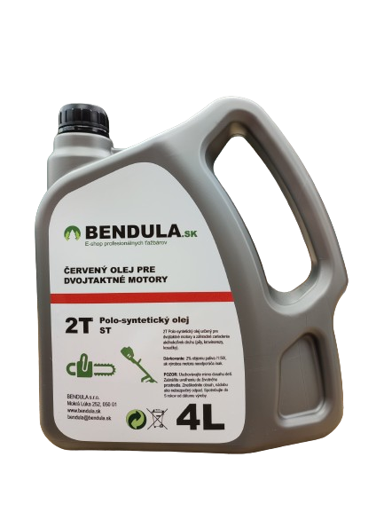 Olej do benzínu červený 2-takt. 4L
