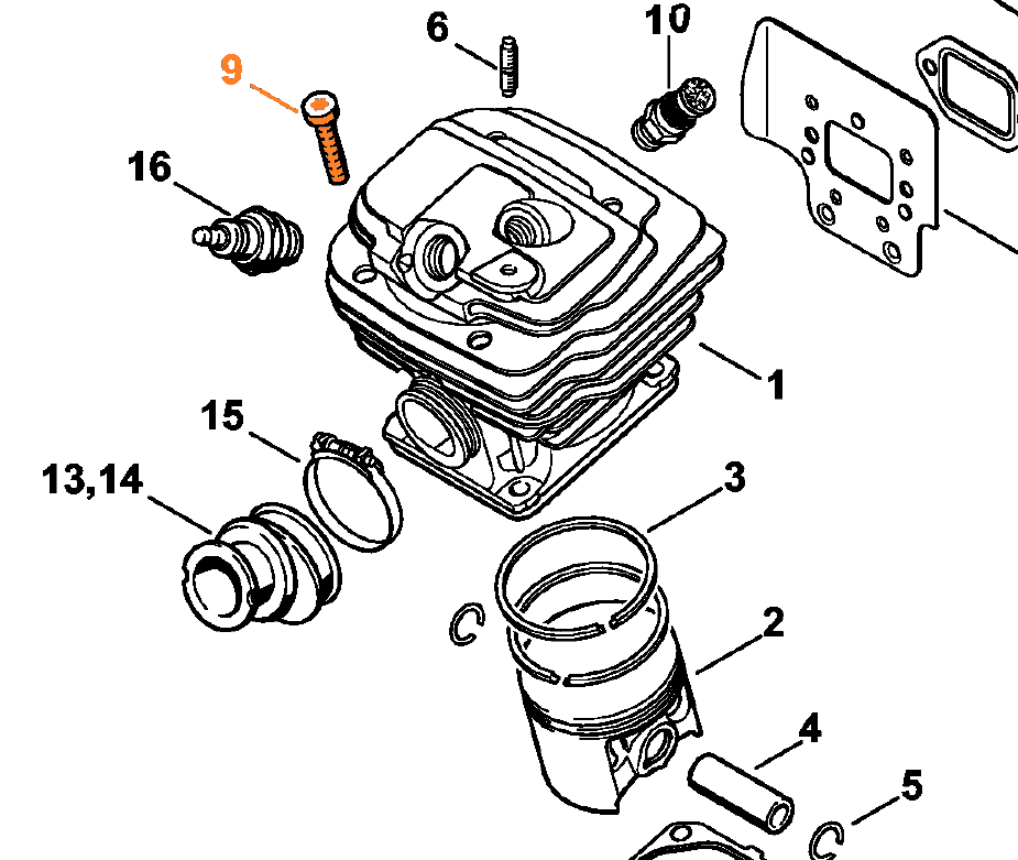 skrutka M 6 x 30
