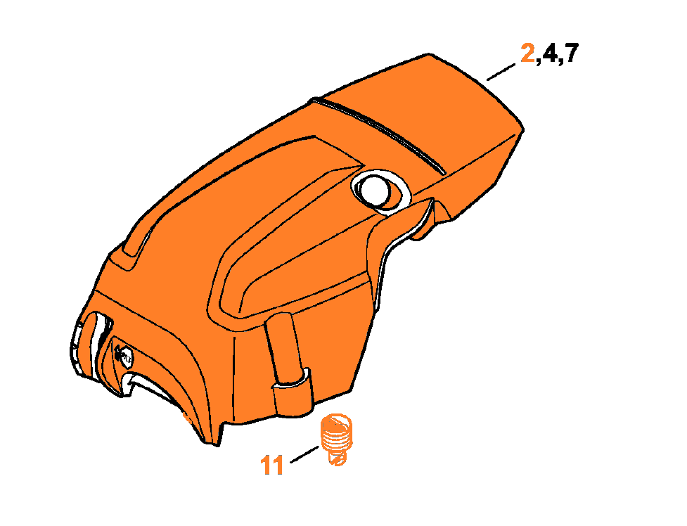 kryt vrchný MS 261 C-M