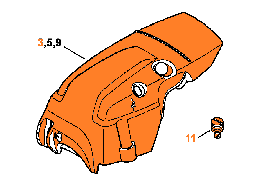 kryt vrchný MS 261 C-M VW