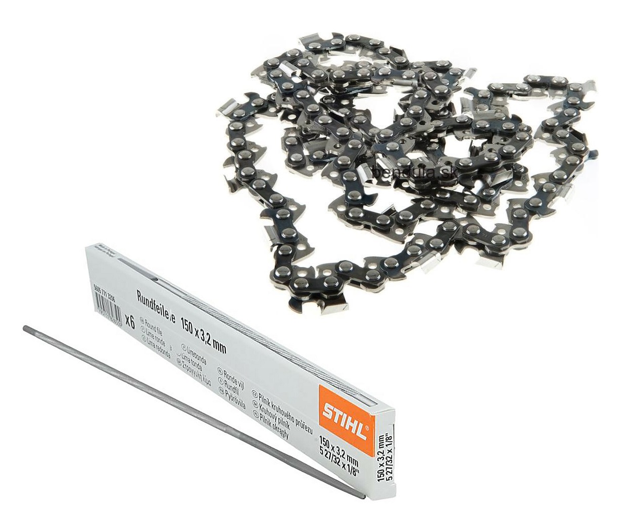 reťaz 67čl. 325 1.6 oblá +pilník