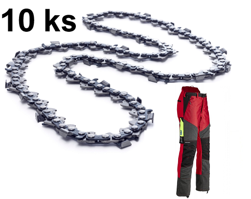 reťaz Oregon 62čl. 325 1.6 hranatá (10 ks) + nohavice Profiforest Kevlar